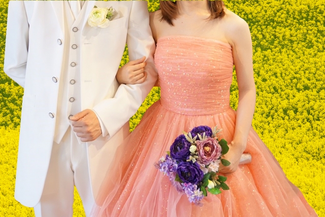 結婚式の写真